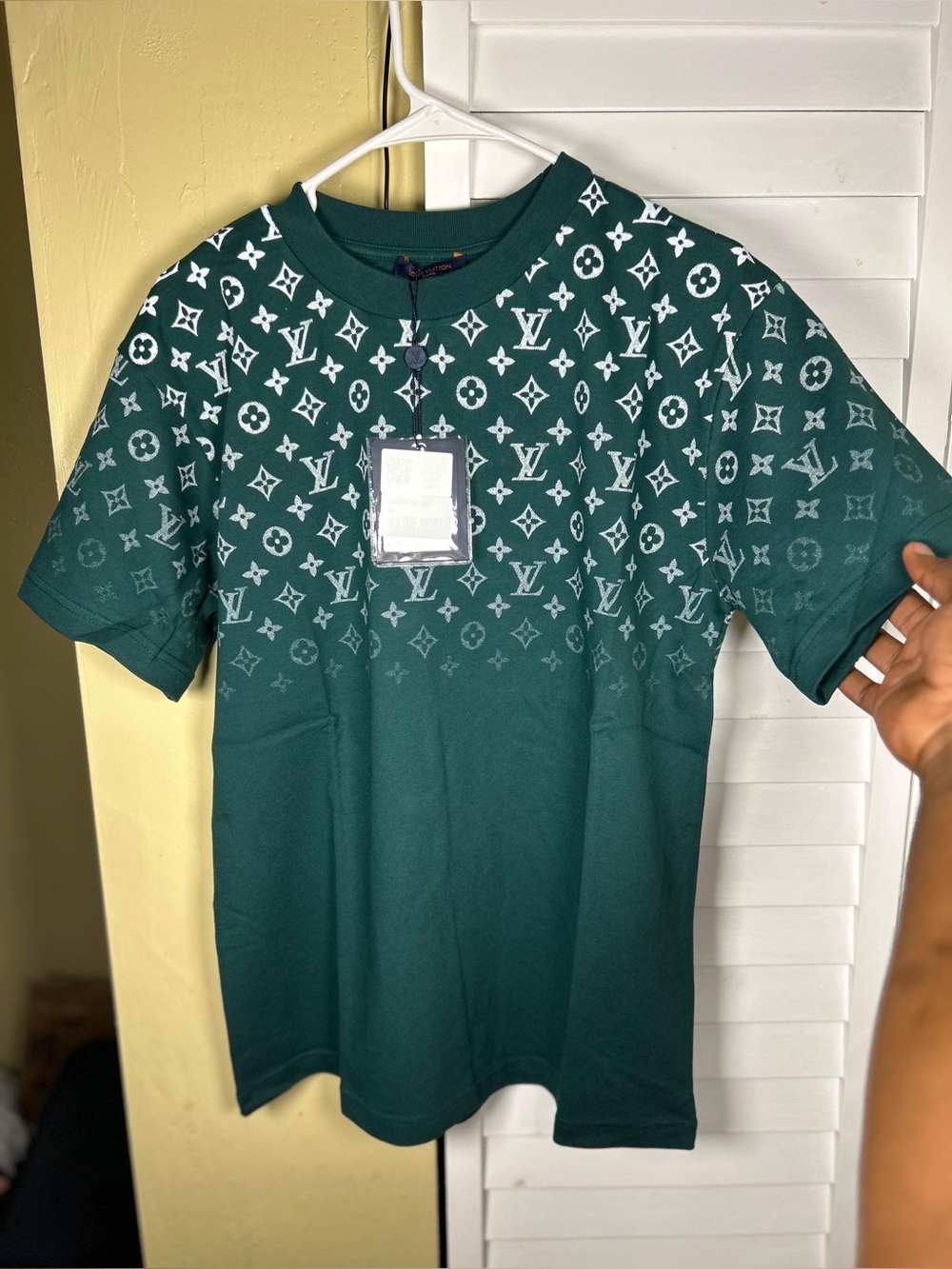 Louis Vuitton Dark Green Monogram Short Sleeve Tee - Picture 2 of 5
